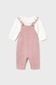 Komplet za dojenčka Mayoral Newborn Z elastanom roza 2605.2F.Newborn.9BYA