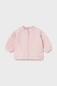 Бебешки памучен спортен комплект Mayoral Newborn 2607.2B.Newborn.9BYA розов AW25