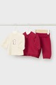 Mayoral Newborn trening din bumbac pentru bebelusi tricotaj rosu 2607.2B.Newborn.9BYA