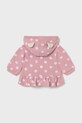 Dziewczynka Mayoral Newborn komplet niemowlęcy 3-pack 2608.2G.Newborn.9BYA różowy