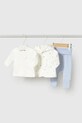 Комплект для немовлят Mayoral Newborn 3-pack з еластаном блакитний 2631.1A.Newborn.9BYA