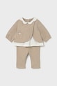 Σετ μωρού Mayoral Newborn 2-pack με ελαστάν μπεζ 2707.2B.Newborn.9BYA