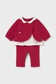 Mayoral Newborn compleu bebe 2-pack tricotaj rosu 2707.2B.Newborn.9BYA