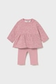 Комплект за бебета Mayoral Newborn 2726.2N.Newborn.9BYA розов AW25