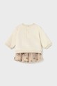 Mayoral Newborn komplet niemowlęcy 2834.2N.Newborn.9BYA beżowy AW25