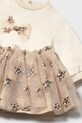 Dziewczynka Mayoral Newborn komplet niemowlęcy 2834.2N.Newborn.9BYA beżowy