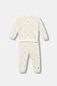 Guess komplet z domieszką wełny niemowlęcy wzorzyste beżowy A5BG03.Z39N0.9BYA