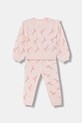 Guess set de trening pentru bebeluși tricotaj roz A5BG12.Z0870.9BYA