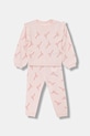 Tepláková súprava pre bábätká Guess pletenina ružová A5BG12.Z0870.9BYA