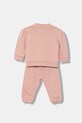 Детский спортивный костюм из хлопка Guess A5BG13.KAD74.9BYA розовый AW25