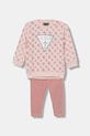 Sada pre bábätká Guess potlač ružová A5BG14.KAD74.9BYA
