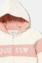 DÍVKA Dětská bavlněná tepláková souprava Guess K5BG04.KAV34.9BYA růžová