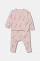Detská súprava s prímesou vlny Guess 2-pak pletenina ružová S5BG10.Z0870.9BYA
