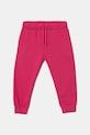 Fete United Colors of Benetton trening de bumbac pentru copii 3J68GK00S.G.P.seasonal roz
