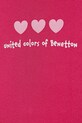 United Colors of Benetton trening de bumbac pentru copii 3J68GK00S.G.P.seasonal roz
