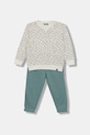 Детский хлопковый спортивный костюм United Colors of Benetton 2 шт узор бирюзовый 3YWXGK00R.G.P.seasonal