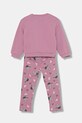 United Colors of Benetton komplet dziecięcy 2-pack 3LEJGK00T.P.Seasonal fioletowy AW25