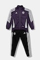 adidas Performance dres dziecięcy Manchester United wzorzyste fioletowy JN9683