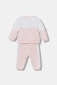 Guess komplet niemowlęcy 3-pack różowy H4YW00.KA6W4.9BYA