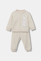 Chłopiec Guess komplet bawełniany niemowlęcy 3-pack H5YW15.KAE14.9BYA beżowy