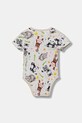 Guess komplet bawełniany niemowlęcy 3-pack beżowy H5YW15.KAE14.9BYA