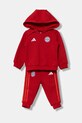 Dječja trenirka adidas Performance FC Bayern Munich natpis crvena IT4132