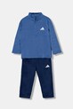 Βρεφική φόρμα adidas πλεκτό ύφασμα μπλε JL7088