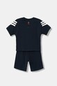 adidas komplet dziecięcy JL9186 granatowy AW25