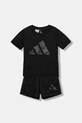 Детски комплект adidas трикотаж черен JM3789