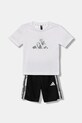 Παιδικό σετ adidas πλεκτό ύφασμα μαύρο JM3791