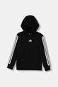 Дитяча кофта adidas з капюшоном чорний JN2416