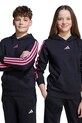 adidas bluză copii imprimeu negru JN2422