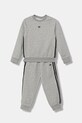Dječja trenirka adidas Originals natpis siva JV5981