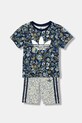 Детский комплект adidas Originals узор тёмно-синий JV7722