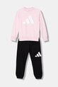 Дитячий спортивний костюм adidas трикотаж рожевий JV9924
