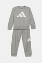 Детски анцуг adidas меланж сив JV9937