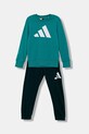 adidas dres dziecięcy dzianina turkusowy JW2436