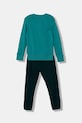 Chłopiec adidas dres dziecięcy JW2436 turkusowy
