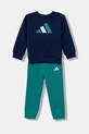 Παιδική φόρμα adidas πλεκτό ύφασμα σκούρο μπλε JW2451