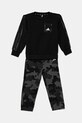 Otroški komplet trenirke adidas Pletenina črna JW2456