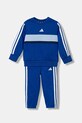Βρεφική φόρμα adidas πλεκτό ύφασμα μπλε JW4982