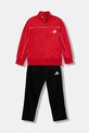 Детски анцуг adidas трикотаж червен JX0205