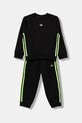 Dječja trenirka adidas Originals pletivo crna JX0546