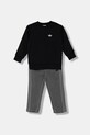 Комплект для немовлят adidas Originals тканина чорний JY3545