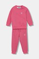 Trenirka za dojenčka adidas Originals Pletenina roza JY4869