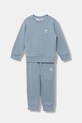 Dětská tepláková souprava adidas Originals nášivka modrá JY4870