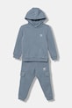 Детски анцуг adidas Originals трикотаж син JY4876