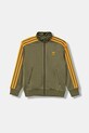 adidas Originals bluză copii imprimeu verde JZ4086