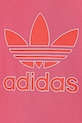 Detská bavlnená súprava adidas Originals KA0222 ružová