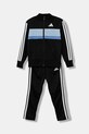 Детски анцуг adidas щампа черен KB7327